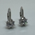 Aros de Plata 925 colgantes con sistema. Rodinados - comprar online