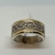 Anillo de Plata 925 Oro Amarillo 18k y Circoñas. - comprar online