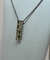 Cadena de Plata 925, Rodinada en Oro Blanco Con Circoñas Topacios y Turmalinas. - karinjoyas