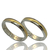 Alianzas de Oro 18klts y Plata 925. Media Caña. - comprar online