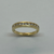Anillo Medio Sin Fin de Circoñas Engarzadas a mano Realizado en Oro Amarillo 18klts. - comprar online