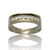 Anillo de Plata 925 y Oro 18Klts. Circoñas Baguette