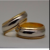 Alianzas de Oro 18klts. Antives. Bicolores - karinjoyas