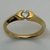 Anillo Solitario Realizado en Oro Amarillo 18klts y Circoña Engarzada a Mano. en internet