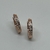 Argollas de Plata -Rodinadas en Oro Rosed 18klt.- - tienda online