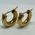 Aros Argollas Italianas de Oro Amarillo 18k. 2.7Grs