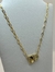 Cadena y Dije de Plata 925 Rodinado en Oro Amarillo 18Klts. en internet