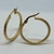 Aros Argollas Italianas de Oro Amarillo 18k. 2.3Grs