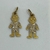 Siluetas de Oro 18klts. Bicolores en Oro blanco y Amarillo.