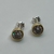 Aros Su de Plata 925 y Oro 18k. - karinjoyas