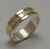 Alianzas de Oro 18klts y Plata 925. Modelo Tiffany D4 - karinjoyas