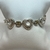Pulsera Realizada en Plata 925 y oro 18Klts. Corazones.