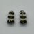 Imagen de Aros Italianos de Plata 925 Con Peridotos.