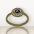 Anillo de Plata 925 y Baño de Oro 18k. Pave Circoñas. - - comprar online
