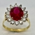 Anillo Le Dy Dy En Oro 18klts y Montura en Plata 925 Rodinada en Oro blanco. en internet