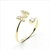 Anillo Swarovski Elements Letra Consultar Letra.