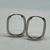 Aros Argollas Italianas de Oro Blanco 18kts. 1.5 - karinjoyas