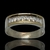 Anillo de Plata 925 y Oro 18Klts. Circoñas Baguette - comprar online