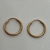 Aros Argollas de Oro Rosa 18k. 0.5Grs en internet