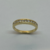 Anillo Medio Sin Fin de Circoñas Engarzadas a mano Realizado en Oro Amarillo 18klts. en internet