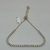 Pulsera Plata 925. Circoñas Exclusiva Rodinada en Oro blanco 18klts.