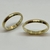 Alianzas de Oro Amarillo 18klts Media Caña. 5 Grs el par. - karinjoyas