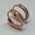 Aros de Plata 925 Rodinados en Oro 18k Rose. - tienda online