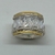 Anillo de Plata 925 y Oro18klts.