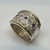 Anillo de Plata 925 Oro Amarillo 18k y Circoñas y Zafiros en internet