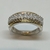 Anillo de Plata 925 y Oro 18klts y Circoñas. en internet