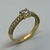 Anillo Solitario Canon Realizado en Oro Amarillo 18klts y Circoña Engarzada a Mano.