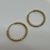 Aros Argollas Italianas de Oro Amarillo 18k. 0,6Grs en internet