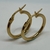 Aros Argollas Italianas de Oro Amarillo 18k. 1.3Grs - tienda online