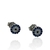 Aros Realizados en Plata 925 y Zafiros. -