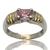 Anillo de Plata 925 y Oro18klts. Rosa de Francia.