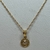 Conjunto de oro 18klts. Modelo Ojo de Perdiz.
