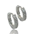 - Argollas Rodinadas en Oro Blanco.