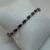Pulsera en Plata 925 Modelo Tenis Rodinada en Oro 18klts.