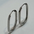 Aros Argollas Italianas de Oro Blanco 18kts. 1.5 - tienda online