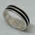 Alianzas de Plata 925 Cintas Esmaltadas Dobles. - comprar online