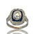 Anillo de Plata 925 Art Deco Exclusivo. -