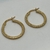 Aros Argollas Italianas de Oro Amarillo 18k. 1.14Grs.