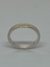 Par de Alianzas de Plata 925 y Oro 18K. Modelo Media Caña. en internet