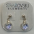 Aros de Plata 925. Swarovsky Elements Cristal.