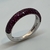 Anillo de Plata 925 y Rodio de Oro18klts. Rubies en Microengarce - karinjoyas