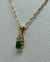 Conjunto de oro 18klts. Esmeralda Colombia y Brillantes. - comprar online