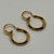 Aros Argollas Criollos de Oro Amarillo 18k. 0,9Grs