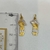 Siluetas de Oro 18klts. Bicolores en Oro blanco y Amarillo. - comprar online