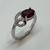 Imagen de Anillo de Plata 925 Granate Almandino Natural y Circoñas.