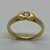 Imagen de Anillo Solitario Realizado en Oro Amarillo 18klts y Circoña Engarzada a Mano.